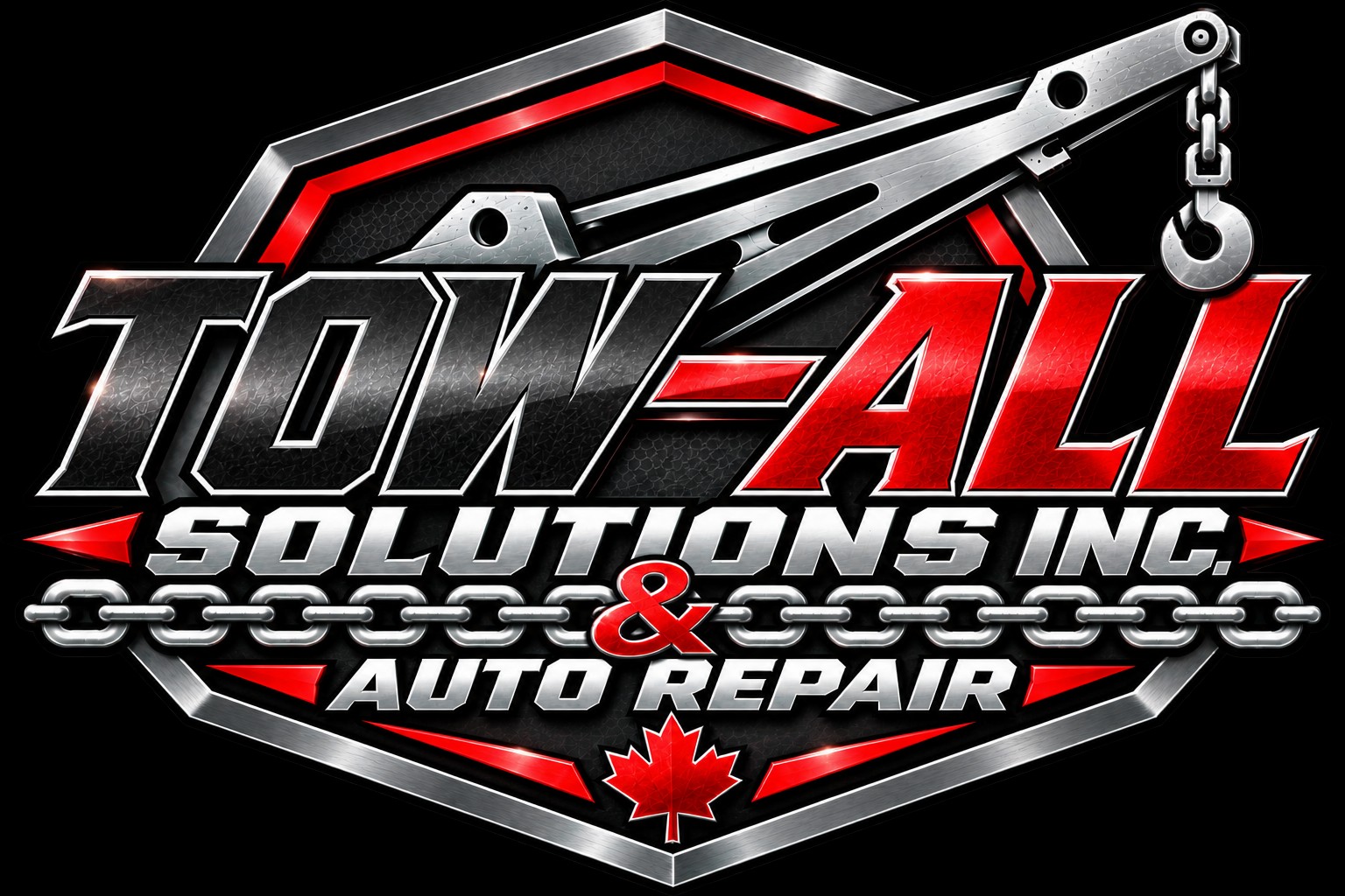 TOW-ALL Solutions Inc. and Auto Repair logo